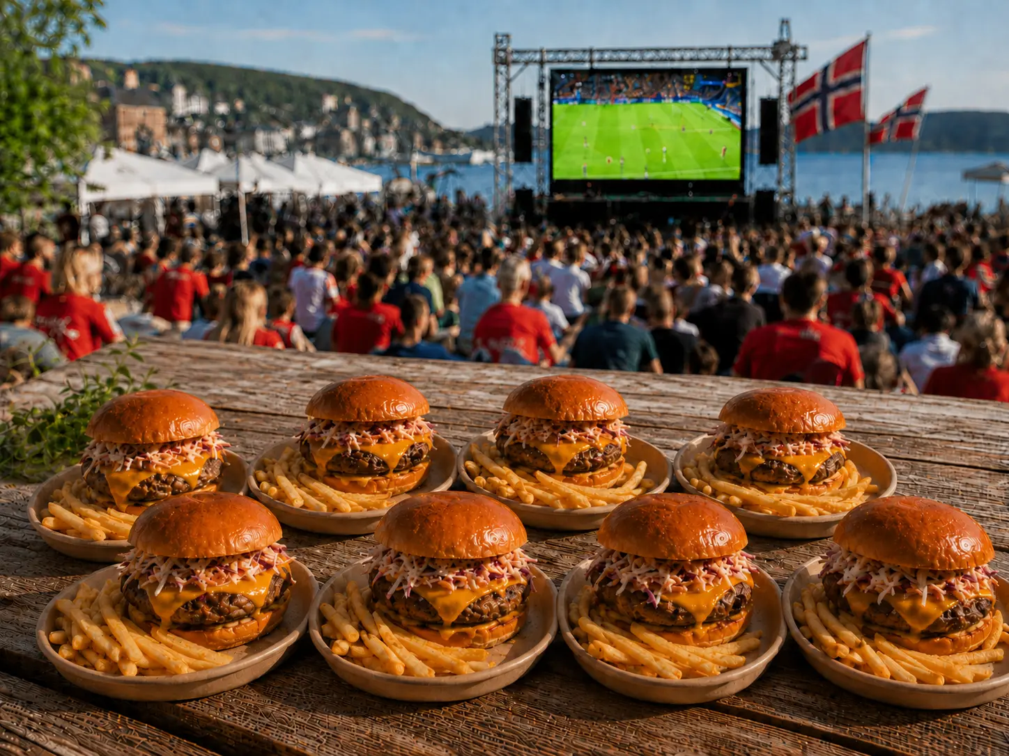 Burger-meny